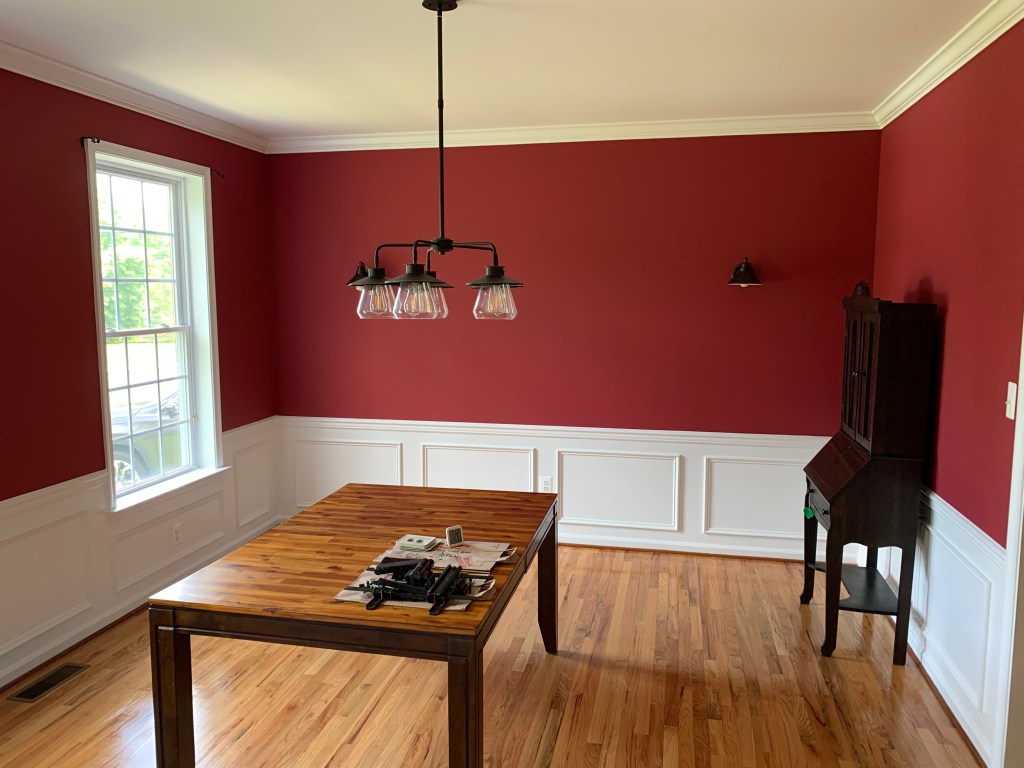 Bold dining room in North Wales, PA